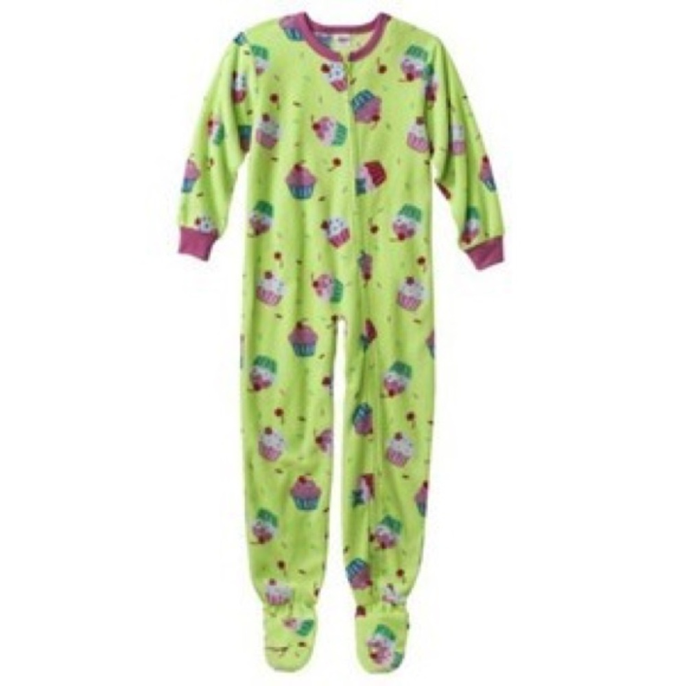 Circle green cupcake Onsie Pajamas